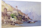 Gravedona, Lake Como, 1895 by William Callow
