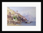Gravedona, Lake Como, 1895 by William Callow