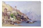 Gravedona, Lake Como, 1895 by William Callow