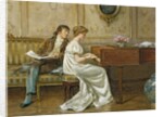 The New Spinet by George Goodwin Kilburne