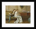 The New Spinet by George Goodwin Kilburne
