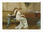 The New Spinet by George Goodwin Kilburne