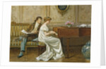 The New Spinet by George Goodwin Kilburne