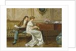 The New Spinet by George Goodwin Kilburne
