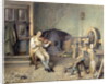 Samuel Crompton Inventing his Spinning Mule, 1895 by Alfred Walter Bayes