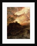Sunset, Pueblo del Walpe, Arizona, 1880 by Thomas Moran
