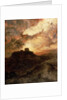 Sunset, Pueblo del Walpe, Arizona, 1880 by Thomas Moran