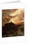 Sunset, Pueblo del Walpe, Arizona, 1880 by Thomas Moran