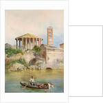 View of the Sbocco della Cloaca Massima, Rome by Ettore Roesler Franz