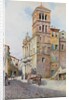 View of Santa Maria in Monticelli, Rome by Ettore Roesler Franz