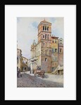 View of Santa Maria in Monticelli, Rome by Ettore Roesler Franz