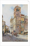 View of Santa Maria in Monticelli, Rome by Ettore Roesler Franz