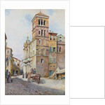 View of Santa Maria in Monticelli, Rome by Ettore Roesler Franz