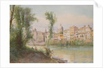 View of the Porto di Ripetta dai Prati, Rome by Ettore Roesler Franz