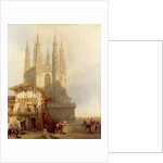 The Entrance to the North Transept, Burgos Cathedral, 1835 by David Roberts