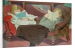 Two Girls Reading by Malcolm Drummond