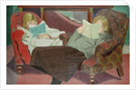 Two Girls Reading by Malcolm Drummond
