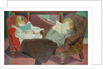 Two Girls Reading by Malcolm Drummond