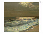 The Moonlit Breaking Wave by Albert Julius Olsson