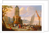 Figures and Boats in a Dutch Port by Pieter Bouts