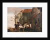 Riders and Horses at the Door of an Inn by Pieter Wouwermans or Wouwerman