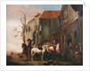 Riders and Horses at the Door of an Inn by Pieter Wouwermans or Wouwerman