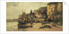 Fishing Village, Normandy, 1889 by Jules G Bahieu