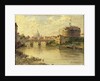 Castel Sant'Angelo and St. Peter's from the Tiber by Antonietta Brandeis