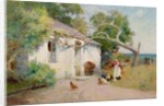 Feeding the Hens, 1894 by Arthur Claude Strachan