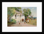 Feeding the Hens, 1894 by Arthur Claude Strachan