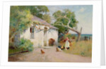 Feeding the Hens, 1894 by Arthur Claude Strachan