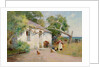 Feeding the Hens, 1894 by Arthur Claude Strachan