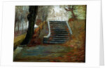 The steps at the Frederiksberg Gardens, Copenhagen by Christian Clausen