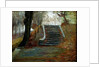 The steps at the Frederiksberg Gardens, Copenhagen by Christian Clausen