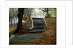The steps at the Frederiksberg Gardens, Copenhagen by Christian Clausen