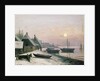 Fishing Boats in the Winter Sunlight by Anders Andersen-Lundby