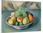 A Still Life of Fruit in a Bowl by Bernard Meninsky