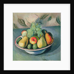 A Still Life of Fruit in a Bowl by Bernard Meninsky