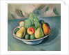 A Still Life of Fruit in a Bowl by Bernard Meninsky