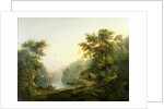 The Fishing Party, Loch Katrine, Scotland by Alexander Nasmyth