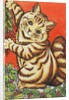 Christmas Cat by Louis Wain