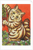 Christmas Cat by Louis Wain