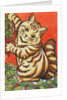 Christmas Cat by Louis Wain