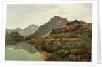 A Highland Loch Scene by Sidney Richard Percy