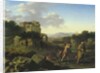 Landscape with Abraham and Isaac by Cornelis van Poelenburgh or Poelenburch