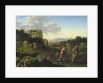 Landscape with Abraham and Isaac by Cornelis van Poelenburgh or Poelenburch