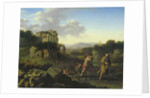 Landscape with Abraham and Isaac by Cornelis van Poelenburgh or Poelenburch