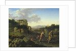 Landscape with Abraham and Isaac by Cornelis van Poelenburgh or Poelenburch