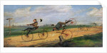 A Race between Lallement Velocipedes, 1869 by Samuel Henry Alken
