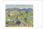 Landscape Near Lago, Algarve, Portugal by Cedric Morris